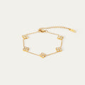 Calo Tiny CZ Bracelet (18K Gold Stainless Steel)